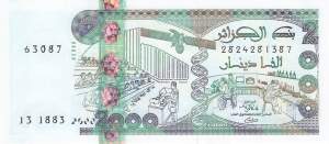 Algerien p.144-3 2000 Dinars 2011